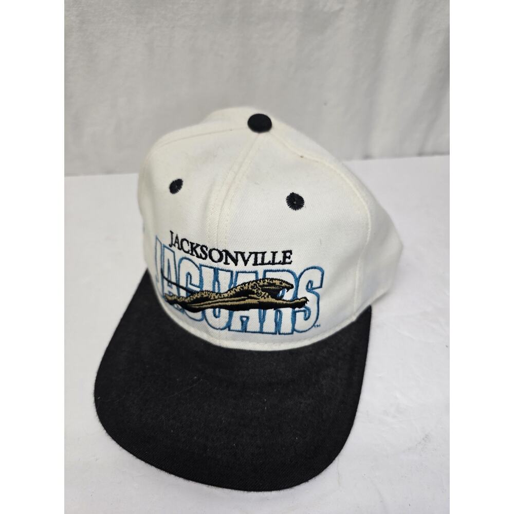 Vintage Jacksonville Jaguars Hat Mens Snapback Banned Logo Cap RARE 90s NFL USA